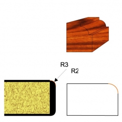 IGM F061 Radiusová žiletková fréza - R5 D32x19,5 B19/6 S=8mm Z2 HM