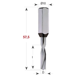 CMT 310 Xtreme Vrták kolíkovací nepriechodzí S10 L57,5 HWM - D3x18 S=10x25 L57,5 L