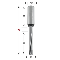 CMT 311 Xtreme Flat Vrták kolíkovací nepriechodzí S10 L70 HWM - D8x30 S=10x30 L70 P