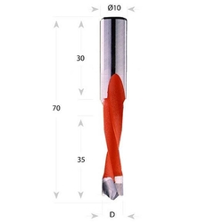 CMT 311 Xtreme Vrták kolíkovací nepriechodzí S10 L70 HW - D8x35 S=10x30 L70 L