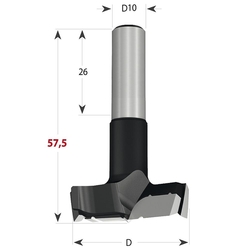 CMT 317 Xtreme Sukovník pre kolíkovačky S10 L57,5 HW - D18 S=10x26 L57,5 P