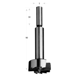 CMT C537 Sukovník ručný - D15 L90 S=8x30 SP P