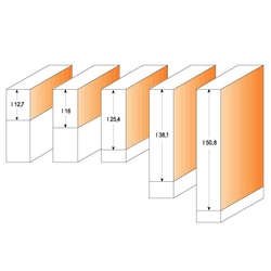 CMT C906 Orezávacia fréza, rovné zuby - D12,7x12,7 B12,7 S=12 HM