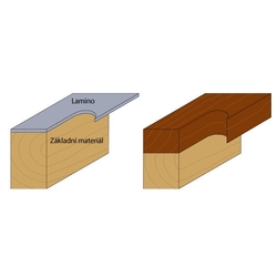 CMT C906 Orezávacia fréza, šikmé zuby - D19x25,4 B19 S=12 HM