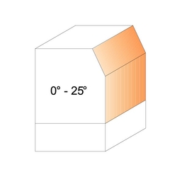 CMT C909 Kombinovaná fréza - 30° D26x8,5 S=8 HM