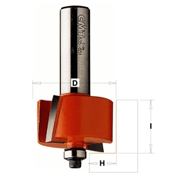 CMT C935 Veľká falcovacia fréza - H16 D50,8x22 S=12 HM