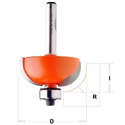 CMT C937 Zaoblovacia fréza vypuklá - R4,75 D22,2x12,7 S=8 HM