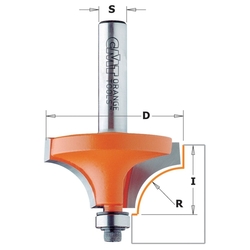CMT C939 Zaoblovacia fréza vydutá - R6,35 D25,4x12,7 S=8 HM