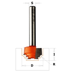 CMT C965 Profilová fréza čelná - R2,4 D19x11 d11,1 S=8 HM