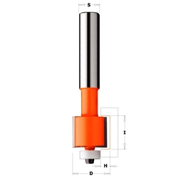 CMT C980 Drážkovacia bočná fréza CORIAN - D22,2 I19,05 R4,76 S=12