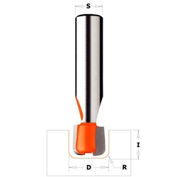 CMT C981 Drážkovacia rádiusová fréza CORIAN - D25,4 I12,7 R3,2 S=12