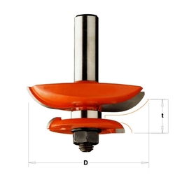 CMT C990 Fréza na výplne - D89 t19-25,4 profil B S=12