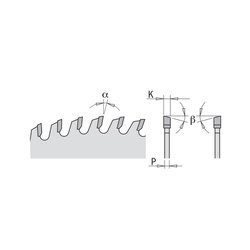 CMT Drážkovací kotúč pre CNC - D150x5 d30 Z36 HW