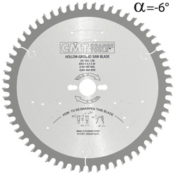 CMT Industrial C287 Pílový kotúč na lamino bez predrezu - D220x3,2 d30 Z42 HM -6°Neg