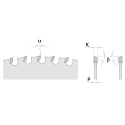 CMT Industrial Pílový kotúč na železo - D165x1,5 d20 Z36 HM