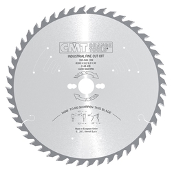 CMT Industrial Pílový kotúč pre pozdĺžne a priečne rezy - D200x3,2 d30 Z36 HM Odhlučnený