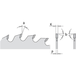 CMT Pílový kotúč pre elektronáradie univerzálny - D216x2,8 d30 Z48 HM -5°Neg