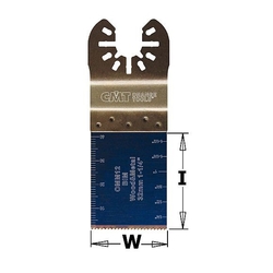 CMT Ponorný pílový list BIM, na drevo, kov - 32mm, sada 50 ks