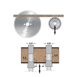 CMT Predrezový kotúč kónický pre CNC stroje - D200x4,3-5,5 d65 Z36 HM