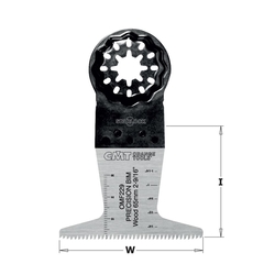 CMT Starlock Ponorný pílový list BIM s predĺženou životnosťou a japonským ostrím, na drevo - 65 mm, set 50 ks