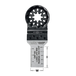 CMT Starlock Ponorný pílový list BIM s predĺženou životnosťou, na drevo a klince - 20 mm, set 50 ks