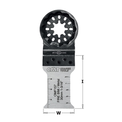 CMT Starlock Ponorný pílový list BIM s jemným rezom, na kov - 30 mm, set 50 ks