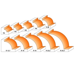 CMT Zaoblovací fréza vypouklá - R7,75 D22,2x12,7 S=6mm