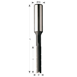 IGM F370 Dlabací vrták s lámačmi triesok - D20x120 L175 S=16x50 L