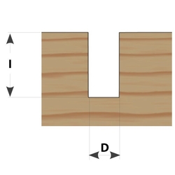 IGM Fachmann M100 Drážkovacia fréza - D12,55x25,4x65,4 S=8 HM