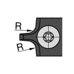 IGM N031 Žiletka tvrdokovová rádiusová - 2xR3 15x18x2 UNI