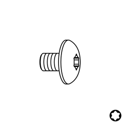 CMT Skrutka  M4x5,5x8 D7,4 CMT