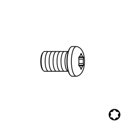 CMT Skrutka - M3x4 Torx T9