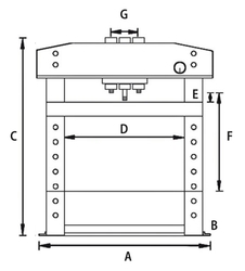 Hydraulický lis WPP 20 E