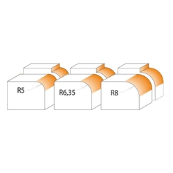 IGM F061 Radiusová žiletková fréza HW - R8 31,8x24 L77 S=12,7