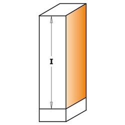 CMT C806 Orezávacia fréza, šikmé zuby pozitívne-negatívna HW - D34,9x50,8 B34,9 S=12,7