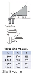 Ohýbačka plechu MSBM 2520-20 S