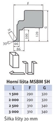 Ohýbačka plechu MSBM 3020-15 SH