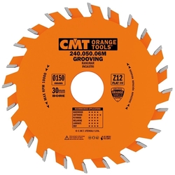 CMT Orange Industrial Drážkovací kotúč - D150x6 d35 Z12 HW