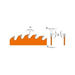 CMT Orange Pílový kotúč pre elektronáradie, finálny rez - D165x2,6 d30 Z40 HW