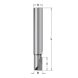 IGM M181 Diamantová drážkovacia fréza negatívna - D6x10 L60 S=6 Z1neg.