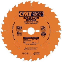 CMT Industrial Pílový kotúč pre pozdĺžne rezy - D270x2,8 d30 Z28 HW