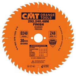 CMT Industrial Pílový kotúč pre elektronáradie, finálny rez - D240x2,8 d30 Z48 HW