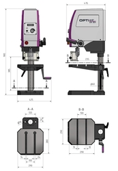 Stolová vŕtačka OPTIdrill DX 15 V