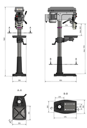 Stolová vŕtačka OPTIdrill DQ 32