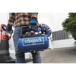 Scheppach HC 06 bezolajový kompresor
