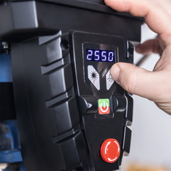 Scheppach TBM 300 Vario stojanová vŕtačka s krížovým laserom a LED osvetlením