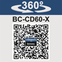Scheppach BC-CD60-X-SET S 20 V IXES aku príklepový vŕtací skrutkovač + 2Ah batéria + nabíjačka 2,4 A