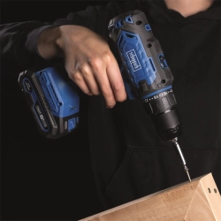 Scheppach C-DD45-X-SET S 20 V IXES aku vŕtací skrutkovač + 2Ah batéria + nabíjačka 2,4 A