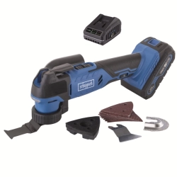 Scheppach C-MT40-X-SET S 20 V IXES aku multifunkčný nástroj + 2Ah batéria + nabíjačka 2,4 A