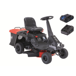Scheppach MR 230-61 travní rider 61 cm s zadním a bočním výhozem a mechanickou převodovkou